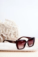 Women's UV400 Sunglasses - Brown