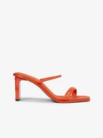 Calvin Klein Heel Mule Pantofle Oranžová