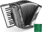 Weltmeister Perle 26/48/II/3 Acordeon cu clape Verde