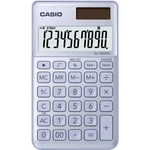 Casio SL-1000SC vrecková kalkulačka modrá Displej (počet miest): 10 solárny pohon, na batérie (š x v x h) 71 x 9 x 120 m