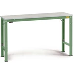 Manuflex LU7143.6011 ESD pracovný stôl UNIVERSAL špeciálny základný stôl s gumovou doskou, ŠxHxV = 2500 x 800 x 722-1022