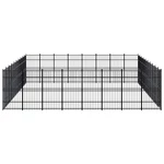 Outdoor Dog Kennel Steel 793.6 ft²