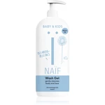 Naif Baby & Kids Wash Gel čistiaci a umývací gél pre deti a bábätká na telo a tvár Refill Me 500 ml