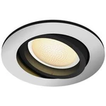 LED vestavné svítidlo Philips Lighting Hue Hue White Amb. Milliskin Einbauspot rund aluminium 350lm Erweiterung, GU10, 5 W, N/A