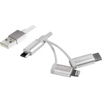 LogiLink #####USB-Kabel USB 2.0 #####USB-A Stecker, #####USB-C™ Stecker, #####USB-Micro-B Stecker, #####Apple Lightning