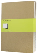 Moleskine Sešity 3 ks karton XL, čisté