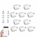 10Pcs Micro 5V Wireless USB Smart Adaptor WiFi Mini USB Power Adaptor Switch APP Remote Control Voice Control Switch For