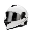 Moto přilba s integrovaným headsetem SENA Outride Shine White  S (55-56)  lesklá bílá