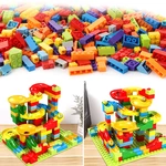 200Pcs/Set Maze Ball Track Building Blocks ABS Funnel Slide Assemble Bricks Blocks Toys