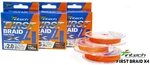 Intech first splétaná šňůra braided line braid x4 orange 150 m - 0,128 mm 4,54 kg