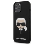 Tok Karl Lagerfeld Head szilikon  iPhone 12 Pro Max, black