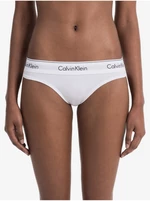 Calvin Klein fehér tanga fehér széles gumiabroncs Thong Strings