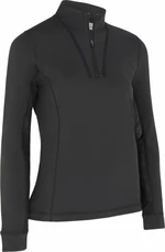 Callaway Womens Solid Sun Protection 1/4 Zip Caviar XS