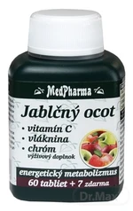 MedPharma JABLČNÝ OCOT, VIT C, VLÁKNINA, CHRÓM