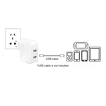 LogiLink PA0094 PA0094 USB nabíjačka do zásuvky (230 V) Výstupný prúd (max.) 3400 mA 2 x USB