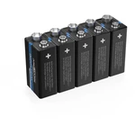 Ansmann Lithium Industrial 6LR61 9 V batéria lítiová 1200 mAh 9 V 5 ks