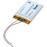 Speciální akumulátor Jauch Quartz LP802036JU, Prismatisch , s kabelem, Li-Pol, 3.7 V, 500 mAh