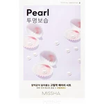 Missha Airy Fit Pearl plátýnková maska s rozjasňujícím a hydratačním účinkem 19 g