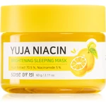 Some By Mi Yuja Niacin Brightening rozjasňující noční maska 60 g