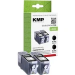 Ink sada 2 ks. náplní do tiskárny KMP C72D 1508,0021, kompatibilní, černá