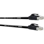 Síťový kabel RJ45 Cordial CSE 2,5 HH 7, CAT 6A, S/UTP, 2.50 m, černá