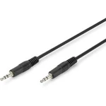 Jack audio kabel Digitus DB-510100-015-S, 1.50 m, černá