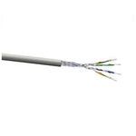 Ethernetový síťový kabel CAT 7 VOKA Kabelwerk 10256600-100, S/FTP, 4 x 2 x 0.128 mm², šedá (RAL 7035), 100 m