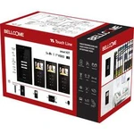 Kabelový domovní video telefon Bellcome Smart+ 3.5” Video-Kit 3 Familie VKM.P3F3.T3S4.BLB04, černá