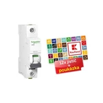 Jistič Schneider Electric Acti9 iC60H 1P 16A B balení 12ks + poukázka A9F06116P