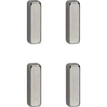 Maul 6169096 neodymový magnet, (š x v x h) 15 x 4 x 4 mm, obdélníkový, tyčový , stříbrná, 4 ks