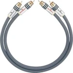 Cinch audio kabel Oehlbach 2087, 1.25 m, antracitová