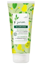 Klorane Detský sprchový gél na telo a vlasy Hruška (2 in 1 Shower Gel) 200 ml