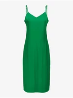 Green women's satin dress ONLY Sia - Women