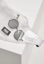 Transparent shoulder bag transparent white