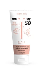 NAIF Ochranný krém na opalování pro děti a miminka SPF50 100 ml