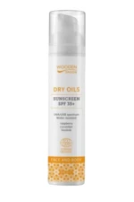 Woodenspoon Opalovací krém na tělo s nízkým komedogenním indexem SPF 35 100 ml