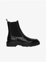 Black Women's Chelsea Ankle Boots Pieces Rikka - Ladies