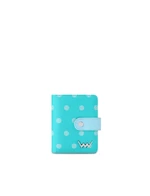Tyrkysová dámská puntíkovaná peněženka VUCH Letty Turquoise
