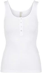 Pieces Dámské tílko PCKITTE Slim Fit 17101438 Bright White M