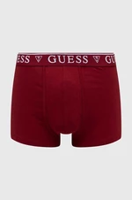 Boxerky Guess BARNEY pánské, vínová barva, U2RF00 KCD31