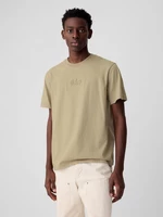 Khaki men's T-shirt GAP