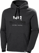 Helly Hansen Men's Arctic Ocean Organic Cotton Mikina Ebony Melange XL