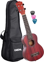 Cascha HH 2263 Premium Szoprán ukulele Red