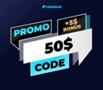 CSGORUN - $50 Gift Card + $5 Bonus