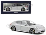 2009 Porsche Panamera Turbo Silver Metallic 1/18 Diecast Model Car by Norev