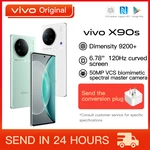 Original VIVO X90s 5G Mobile Phone 6.78 Inch AMOLED Dimensity 9200 Plus Octa Core 120W SuperFlash Charge 50M Triple Camera NFC