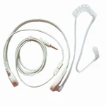 10pc 3.5mm Jack Throat Vibration Headset Earphone Earpiece Mic Air Tube Acoustic Covert For Agents Bodyguards Mobile Phone Radio