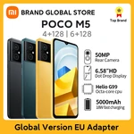 Global Version POCO M5 Smartphone NFC 64GB/128GB MTK G99 Octa Core 90Hz 6.58" FHD+Display 50MP Triple Camera 5000mAh Cell Phone