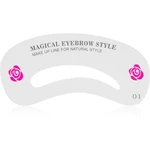 Lash Brow Eyebrow Stencil šablony na obočí 24 ks