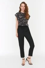 Trendyol Black Carrot Fit Woven Trousers